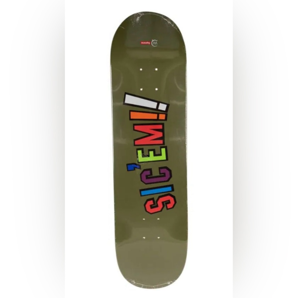 Supreme x WTAPS Sic’em! Skateboard Deck